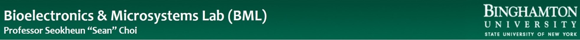 Bioelectronics and Microsystems Laboratory banner